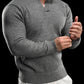 Ribbed V Neck Premium Sweater - Ahaselected
