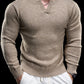 Ribbed V Neck Premium Sweater - Ahaselected