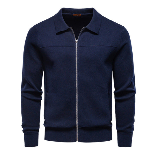 Jacket Sweater Cardigan Zipper Casual Jacket For Men - Ahaselected