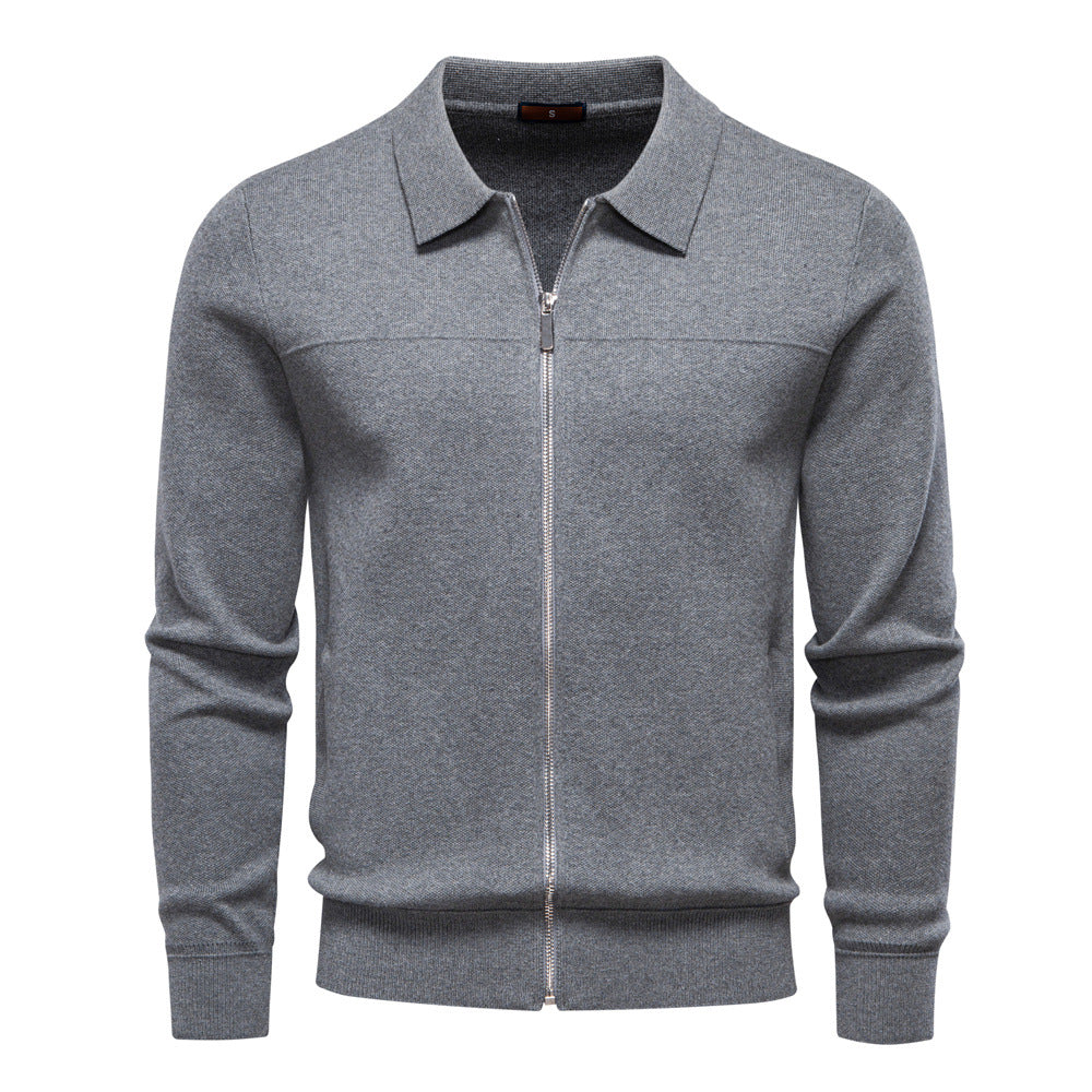 Jacket Sweater Cardigan Zipper Casual Jacket For Men - Ahaselected