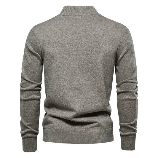 Classic Button-Up Knit Cardigan - Ahaselected