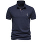 Men’s Cotton Blend Embroidered Polo Shirt