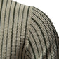 Men’s Striped Knit Button Polo Shirt