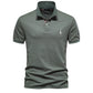 Men’s Cotton Blend Embroidered Polo Shirt
