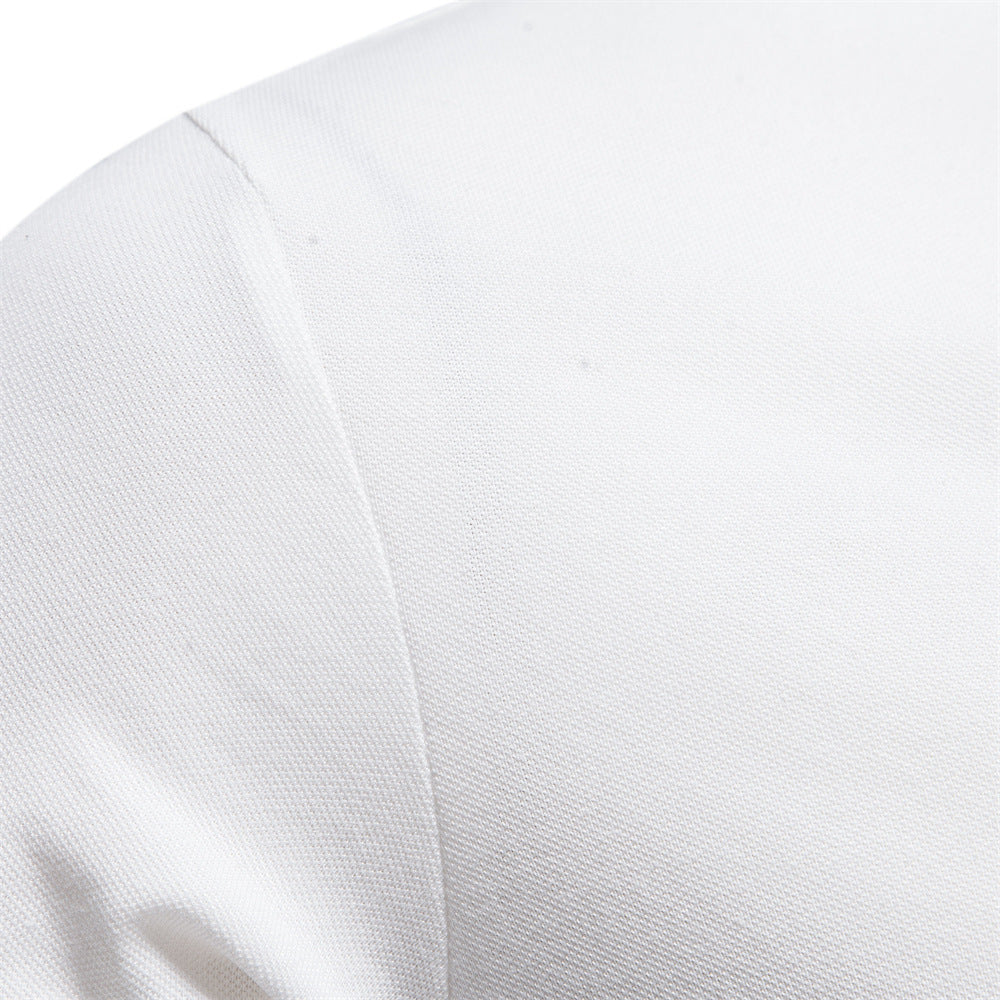 Men’s Cotton Blend Embroidered Polo Shirt