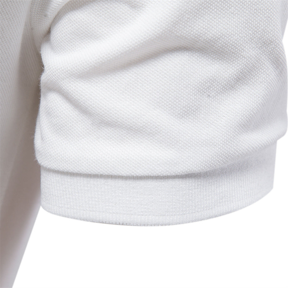Men’s Cotton Blend Embroidered Polo Shirt