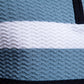 Men’s Textured Striped Zip Polo Shirt