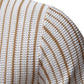 Men’s Striped Knit Button Polo Shirt