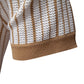 Men’s Striped Knit Button Polo Shirt