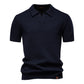 Men’s Minimalist Knit Polo Shirt