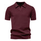 Men’s Minimalist Knit Polo Shirt