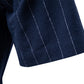 Men’s Striped Cotton Blend Short Sleeve Shirt