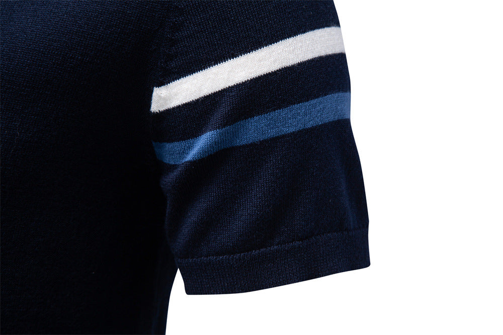 Men’s Cotton Crew Neck Knit T-Shirt