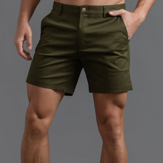 Men’s Stretch Cotton Chino Shorts- 6“ Inseam