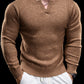 Ribbed V Neck Premium Sweater - Ahaselected