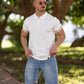 Striped Everyday Polo Knit Shirt - Ahaselected