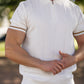 Striped Everyday Polo Knit Shirt - Ahaselected