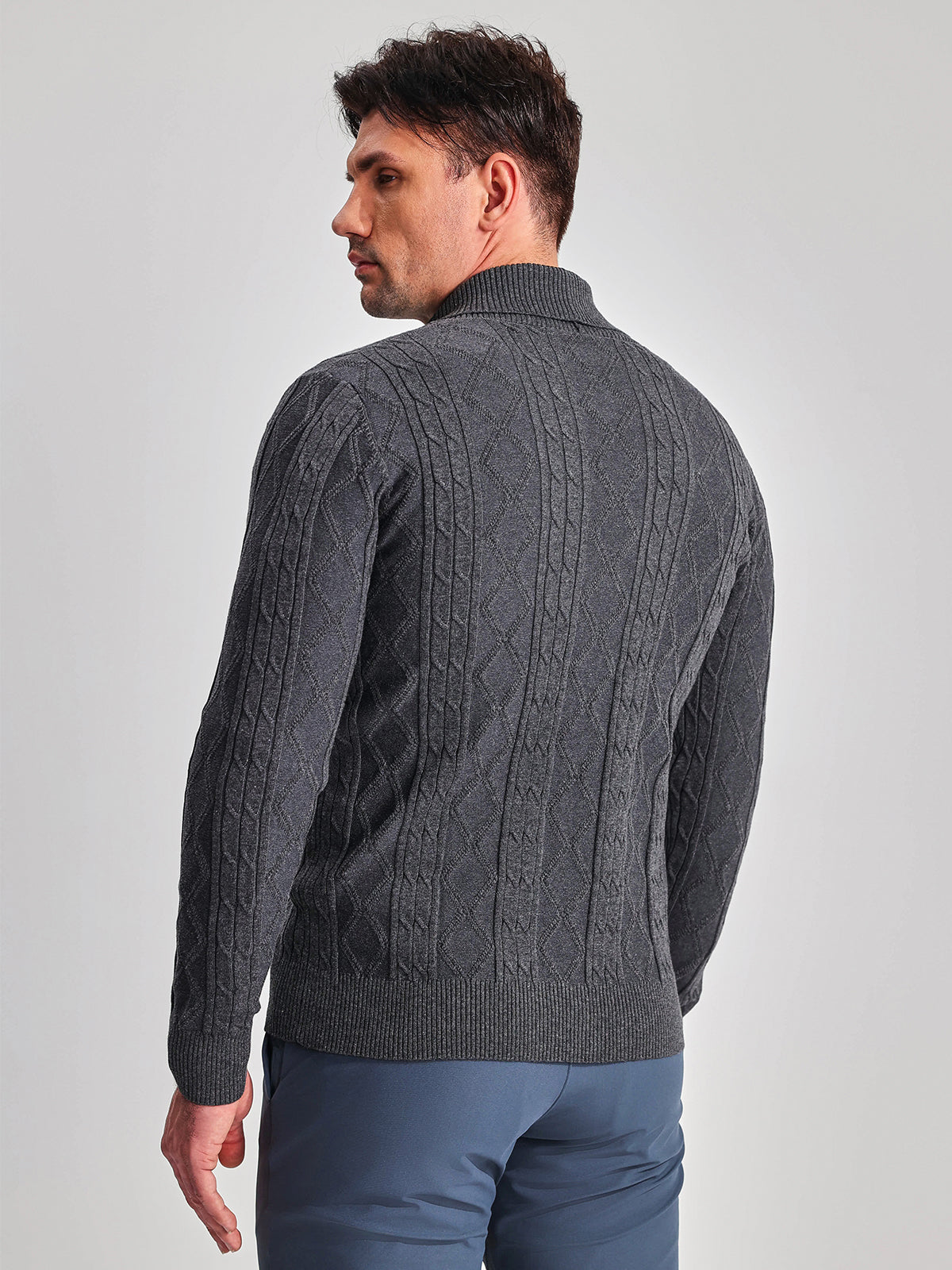 Shawl Collar Cardigan Sweater - Ahaselected
