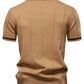 Striped Everyday Polo Knit Shirt - Ahaselected