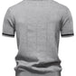 Striped Everyday Polo Knit Shirt - Ahaselected