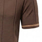 Men’s Bold Stripe Knit Polo Shirt
